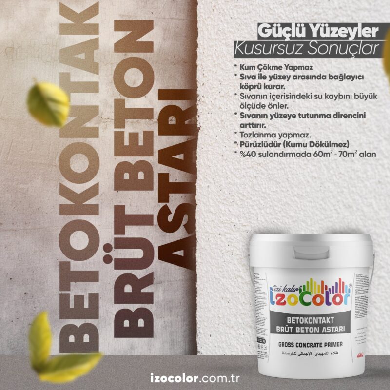 Excellant Brüt Beton Astarı (Seramik Üzeri Uygulama)