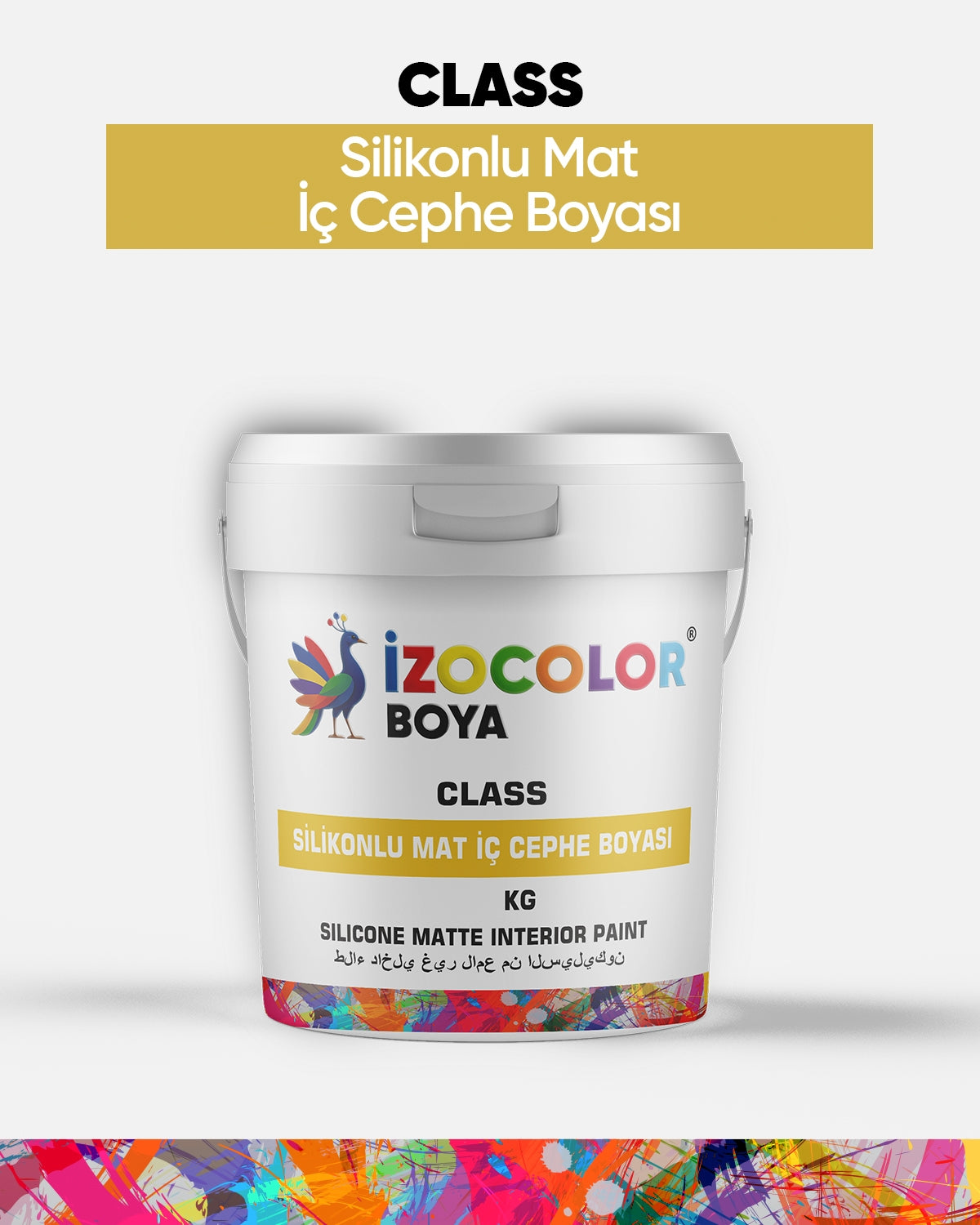İzocolor Class Silikonlu Mat İç Cephe Boyası