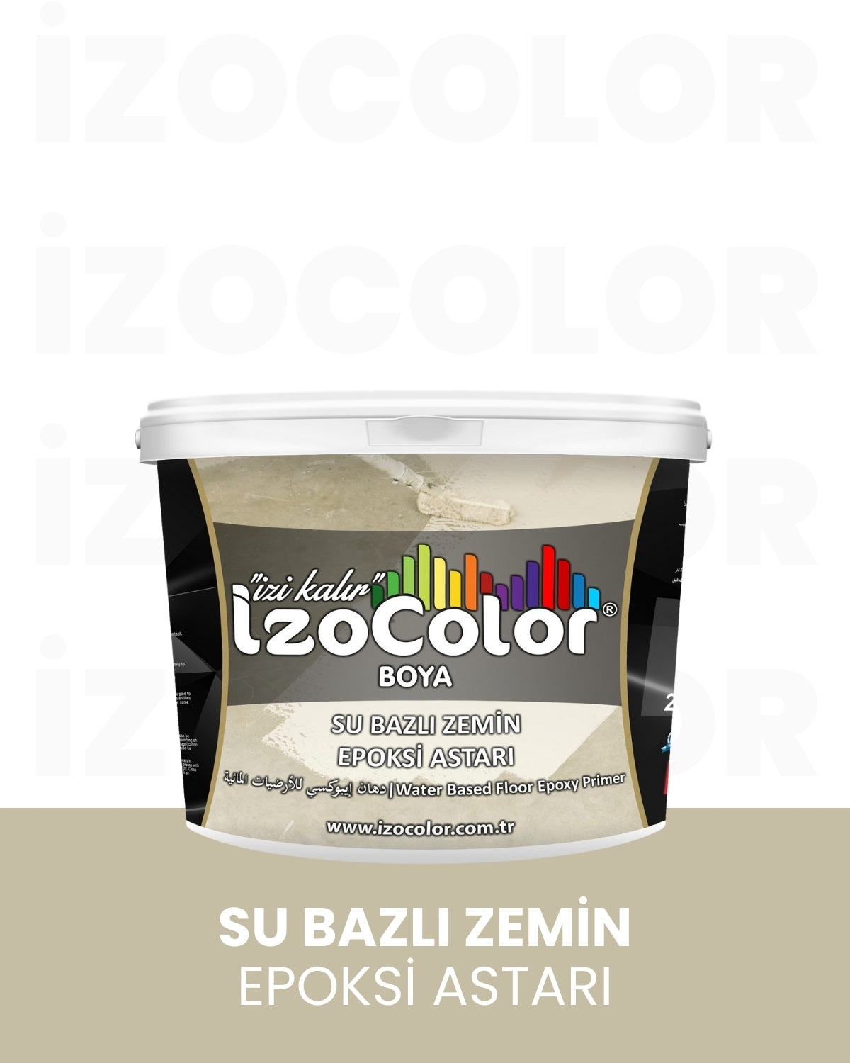 İzocolor Su Bazlı Zemin Epoksi Astarı
