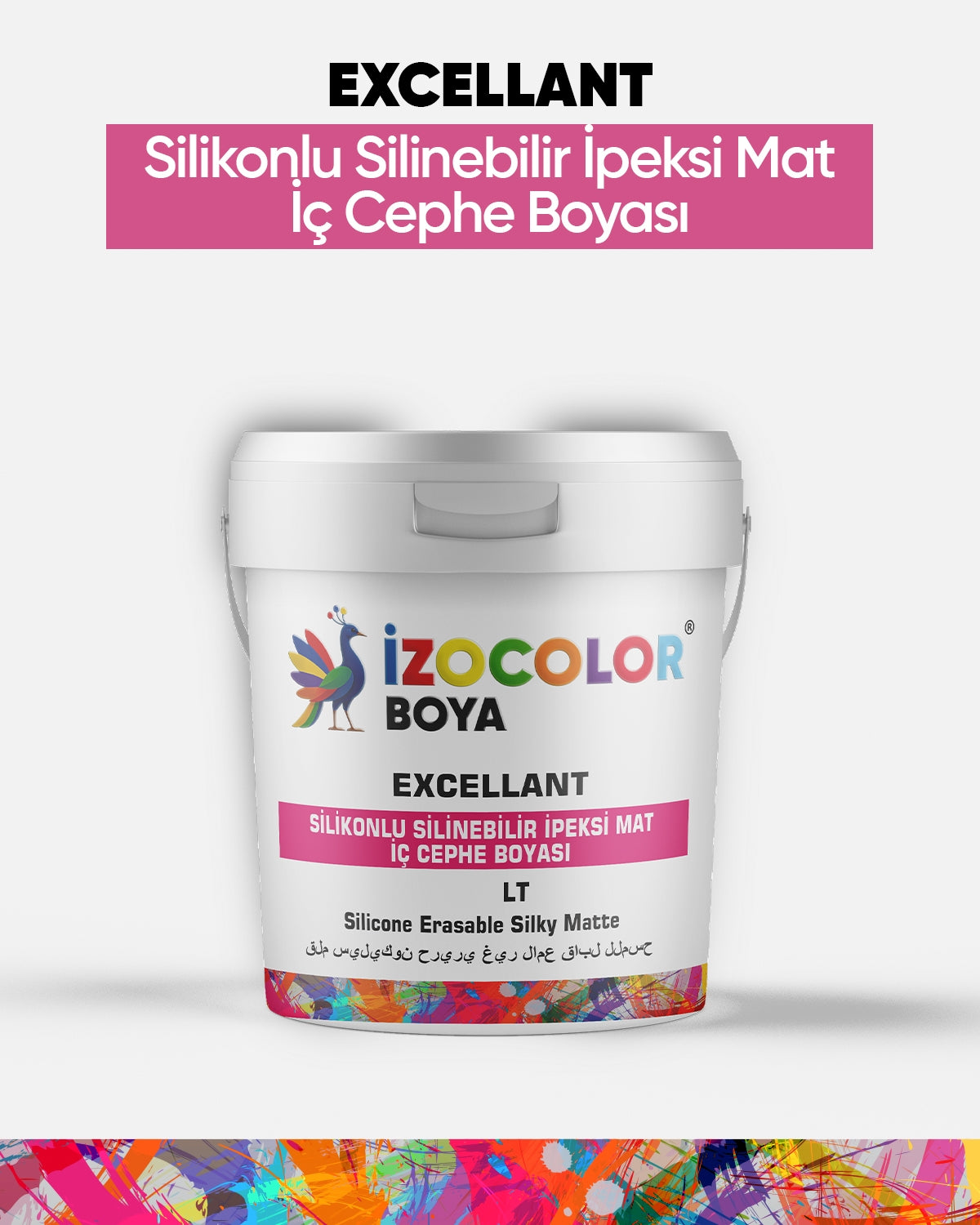 İzocolor Excellant Silinebilir İpeksi Mat İç Cephe Boyası