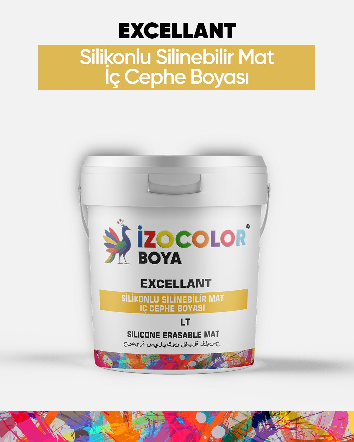 İzocolor Excellant Silikonlu Silinebilir Mat İç Cephe Boyası