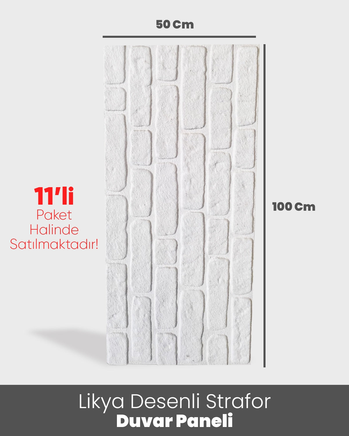 İzocolor Likya Desenli Strafor Duvar Paneli (11 Adet)