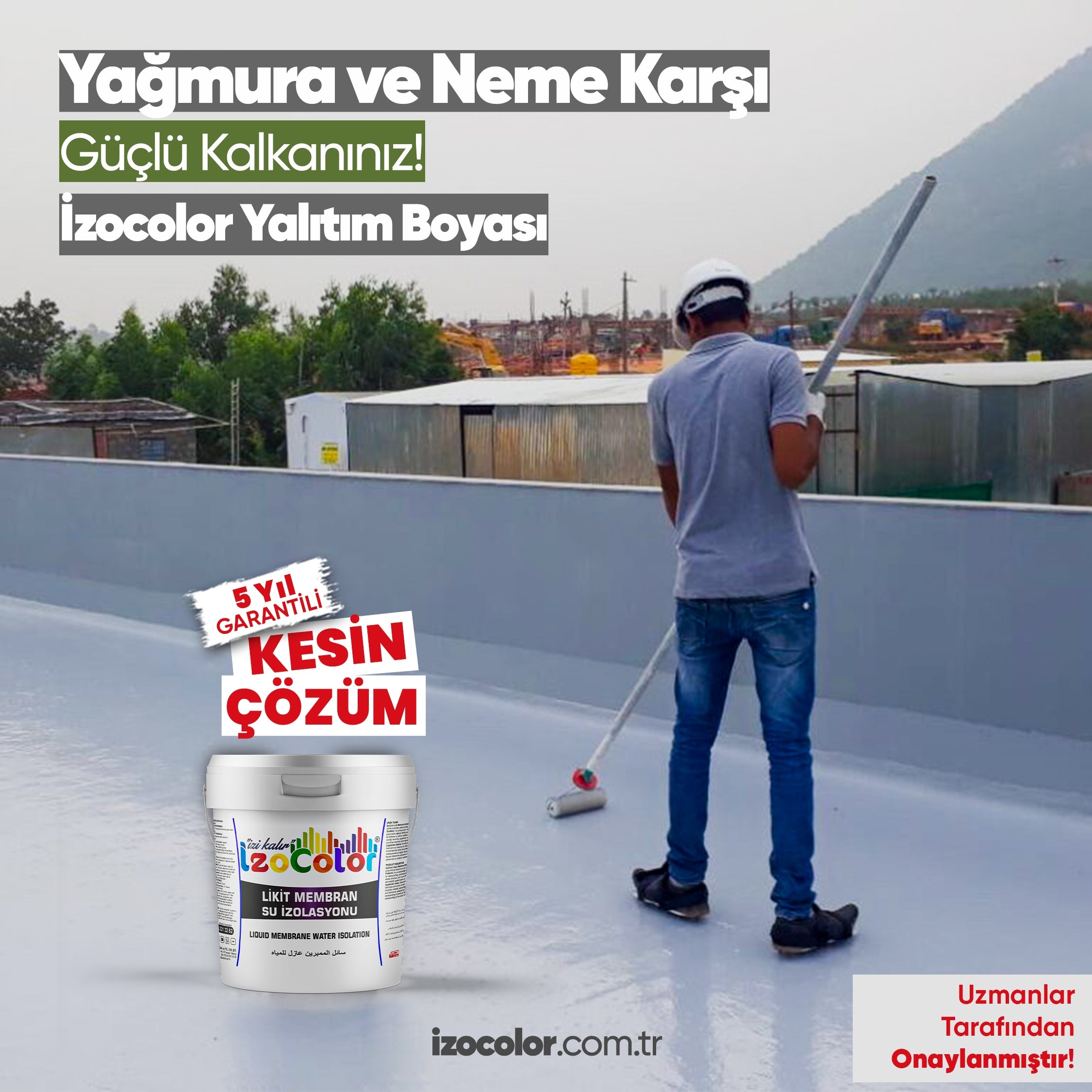 İzocolor Likit Membran Su İzolasyonu
